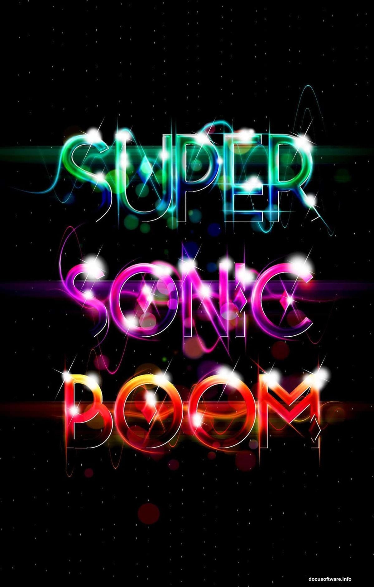 Black Photoshop canvas with Tetra font text placed at 250pt