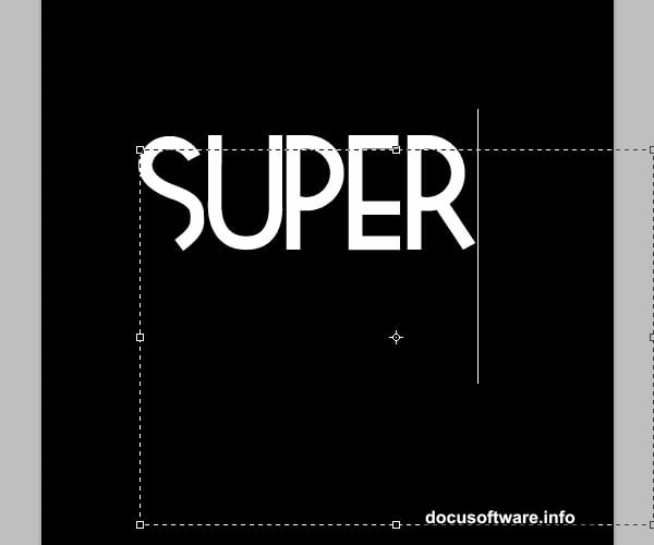 Color gradient effect from deep blue to bright green on letter shapes