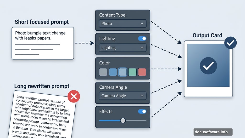 Adobe Firefly built-in controls fix output faster than rewriting prompts