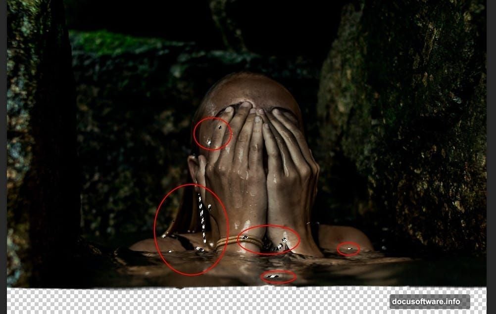 Camera Raw Filter applies sickly green color grade to radioactive water scene