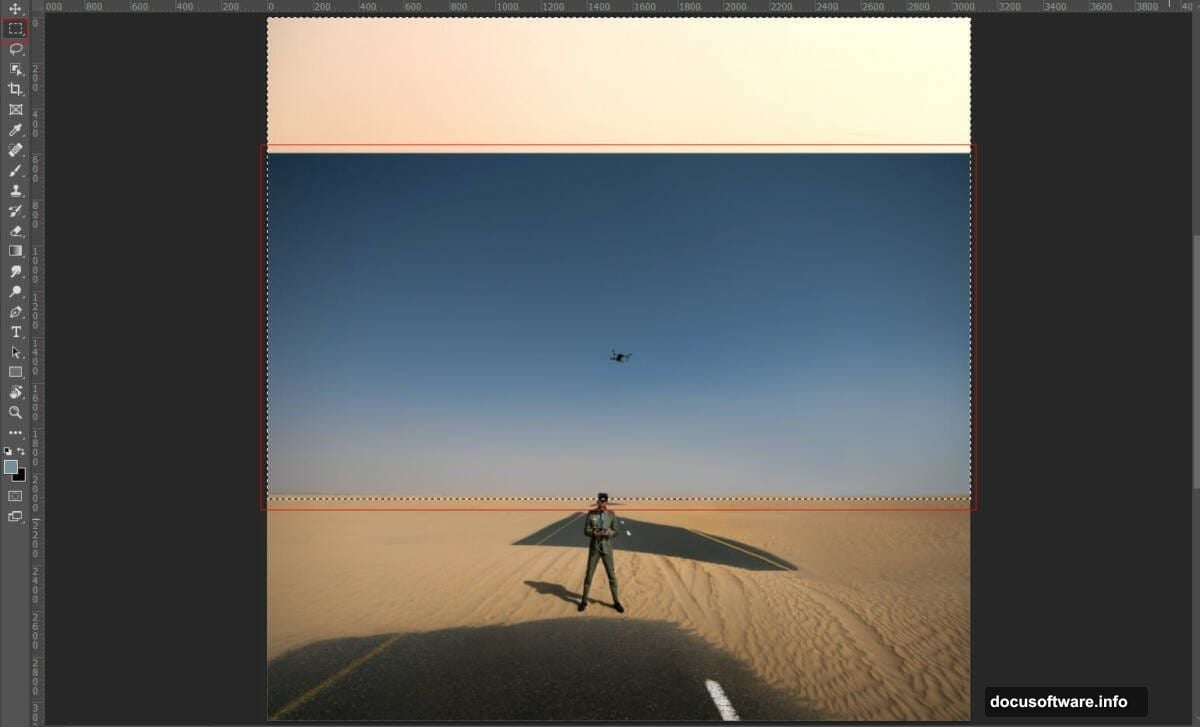 Final desert cityscape with pyramids balloons mist and purple twilight sky