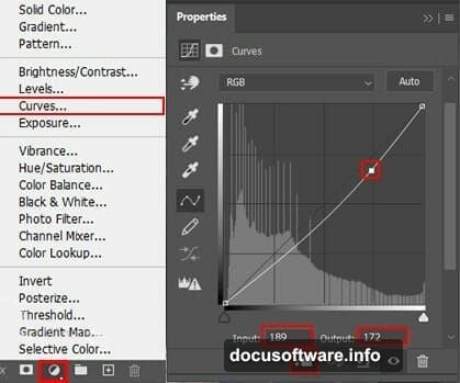Two Curves adjustment layers controlling dramatic lighting on Earth layer