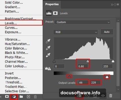 Layer Mask and Soft Round Brush Tool smoothing rough fish edges on canvas