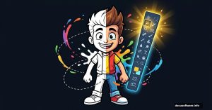 Comic lineart being instantly colored using Photoshop magic wand tool