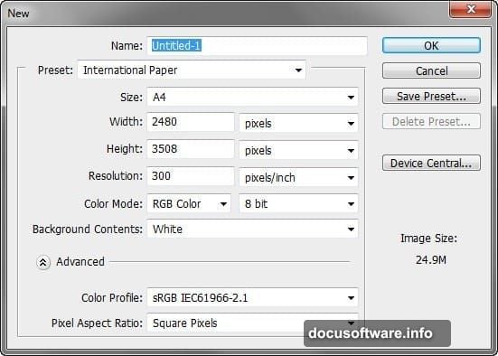 Transform tool rotating distorted landscape stock photo for correction
