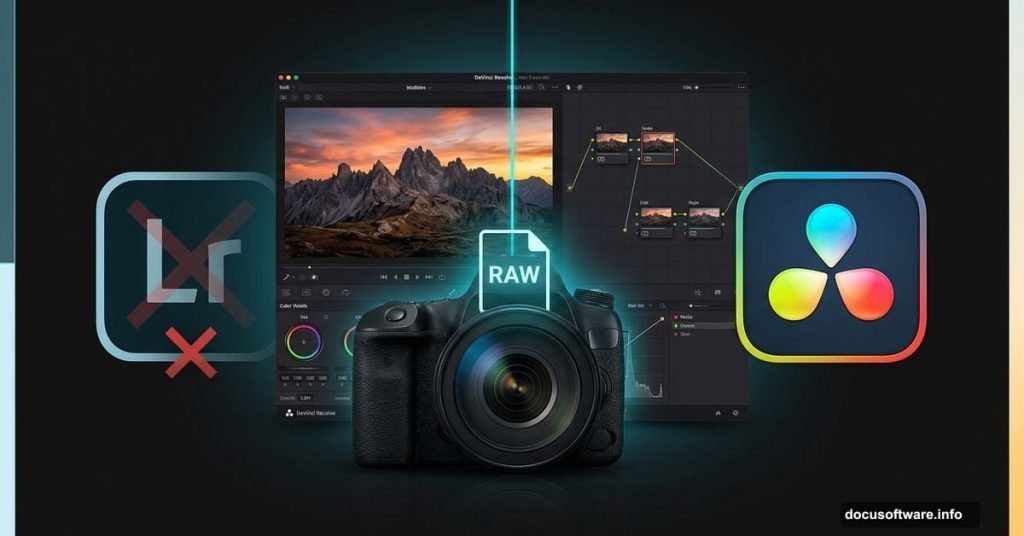 DaVinci Resolve 21 new Photo page challenging Adobe Lightroom with RAW editing