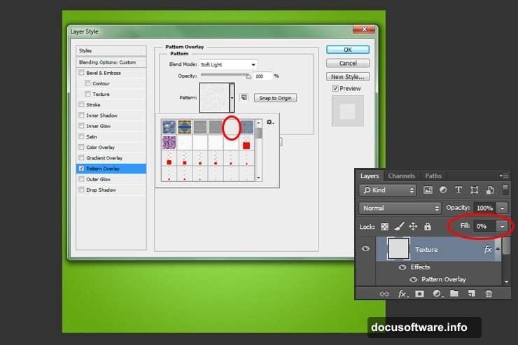 New 2000 by 2000 pixel Photoshop document with background gradient overlay