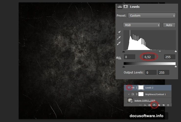 Photoshop canvas setup at 1280 by 1024 pixels with layers panel